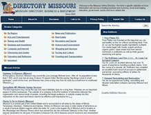 Tablet Screenshot of directorymissouri.com